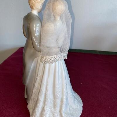 Lot 194 - Porcelain Bride and Groom