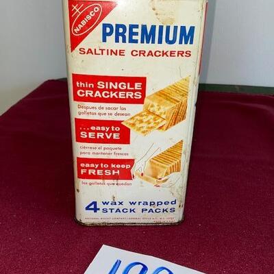 Lot 199 - Vintage Premium Cracker Tin