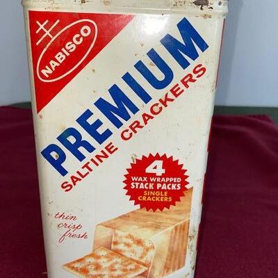 Lot 199 - Vintage Premium Cracker Tin