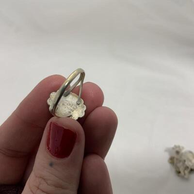 .182. STERLING | Ring & Brooches | 12g