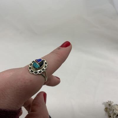 .182. STERLING | Ring & Brooches | 12g