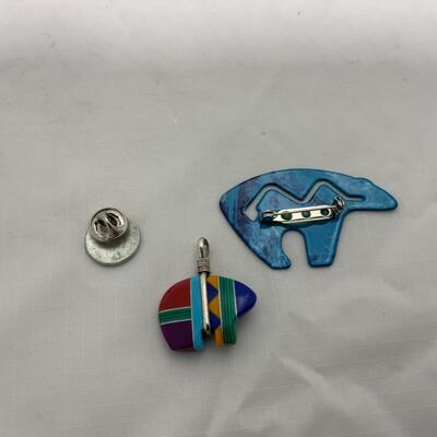 .183. Mixed Art Jewelry Lot | Bears