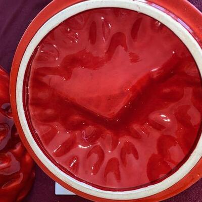 Lot 201 - Vintage Strawberry Cookie Jar