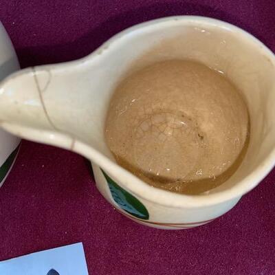 Lot 202 - Vintage Watt  Pot and Pitcher