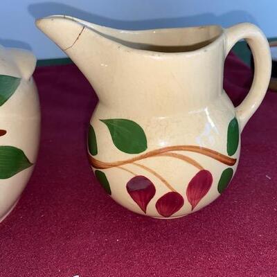 Lot 202 - Vintage Watt  Pot and Pitcher