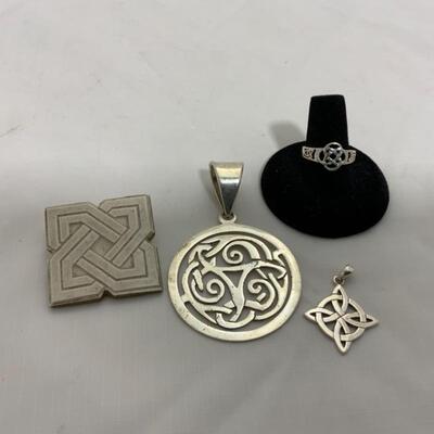 .188. STERLING | Celtic Jewelry Lot | 29g