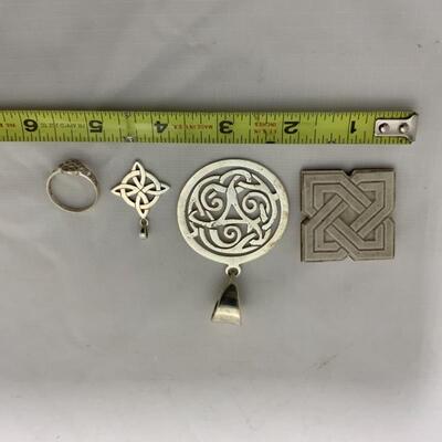 .188. STERLING | Celtic Jewelry Lot | 29g