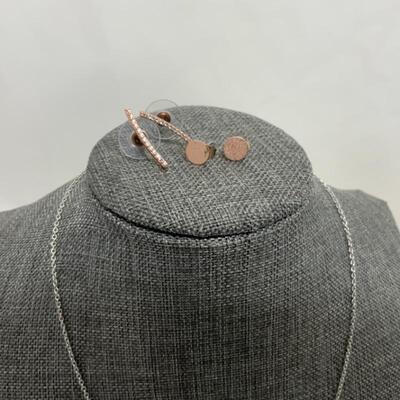 .189. STERLING Rings | Costume Necklace | 7 pairs Earrings