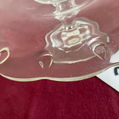 Lot 203 - Vintage Cake Plate on pedastal