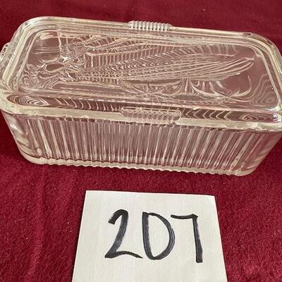 Lot 207 - VIntage Anchor Hocking  Refrigerator Dish