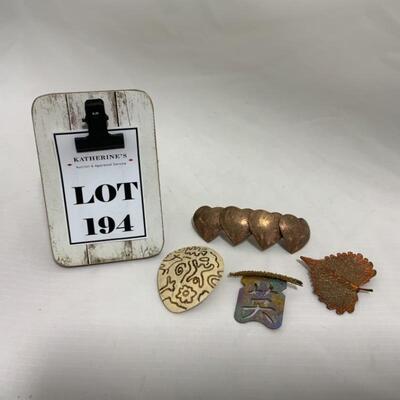 .194. Fanciful Art Jewelry Lot