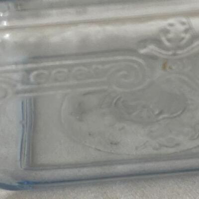 Lot 210 - Fire King Vintage Refrigerator Dish Light blue