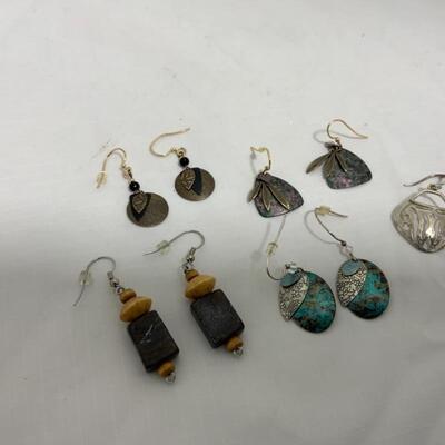 .197. Six Pairs Earrings | Two Pendants