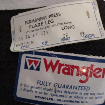 #10 Wrangler Men's Dress Slacks, new with tags