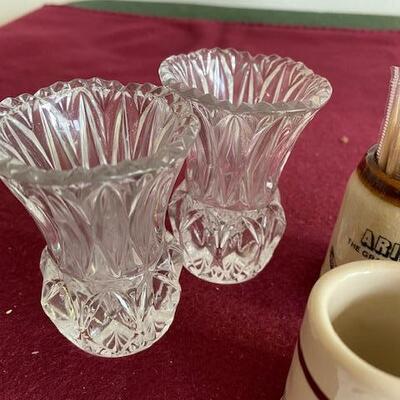 Lot 214 - toothpick Holders