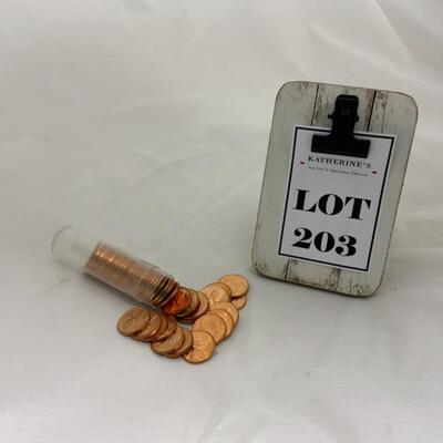 .203. Lincoln 1956D BU Uncirculated Roll | 50