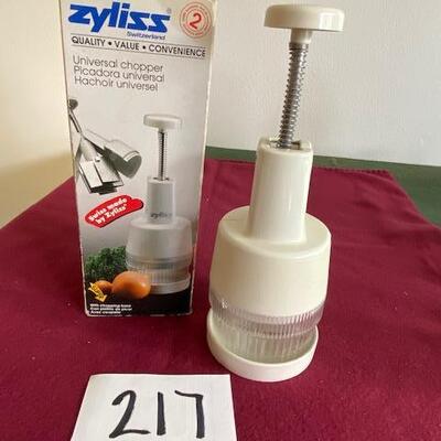 Lot 217 - Food chopper 