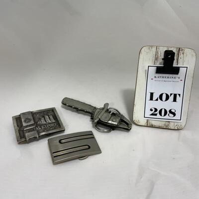 .208. VINTAGE | Three Belt Buckles | Chainsaw | Special Export