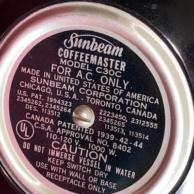 Lot 226 - Vintage Sunbeam Coffeemaster