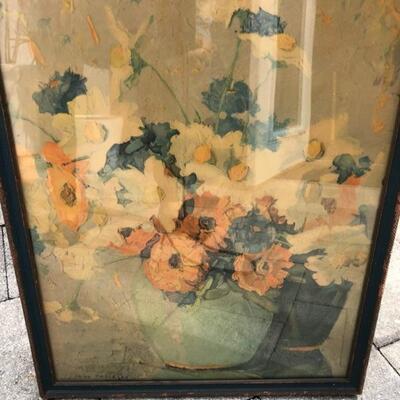 Floral artwork  $25