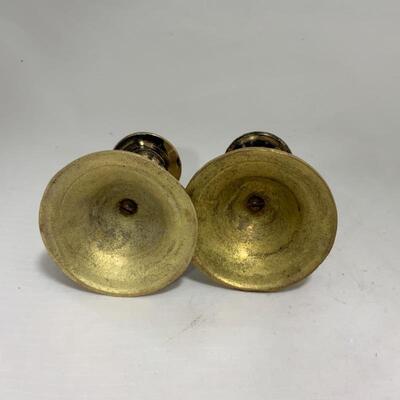 .212. VINTAGE | Brass Starburst Sconces | Candlesticks | MCM