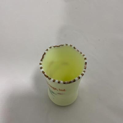 .215. HEISEY | Souvenir Custard Glass | West Baden Springs, IN