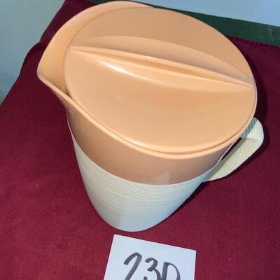 Lot 230 - Vintage Raffia Ware Pitcher