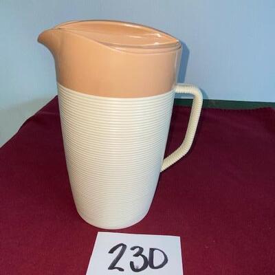Lot 230 - Vintage Raffia Ware Pitcher