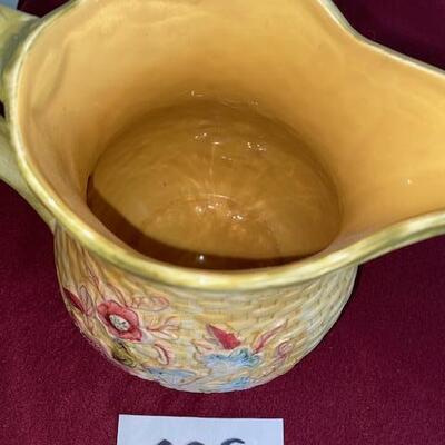 Lot 235 - Longaberger Majolica Garden Pitcher