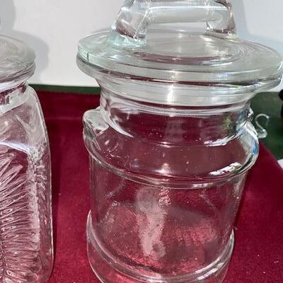 Lot 237 -  two glass containers