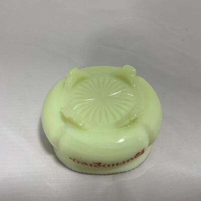 .219. HEISEY | Souvenir Custard Glass | Burlington