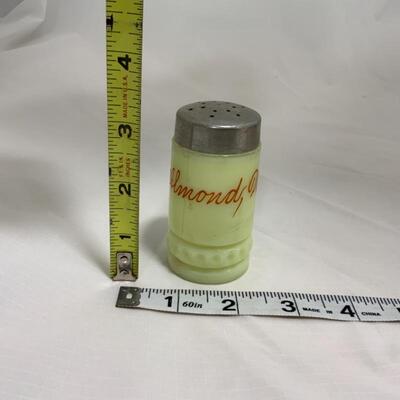 .221. HEISEY | Souvenir Custard Glass | Almond, WI