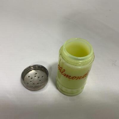 .221. HEISEY | Souvenir Custard Glass | Almond, WI