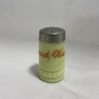 .221. HEISEY | Souvenir Custard Glass | Almond, WI