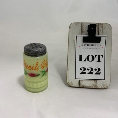 .222. HEISEY | Souvenir Custard Glass | Cecil, WI 
