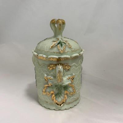 .224. ANTIQUE | Northwood Maple Leaf | 3 Piece Set