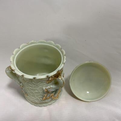 .224. ANTIQUE | Northwood Maple Leaf | 3 Piece Set