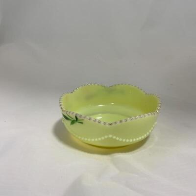 .225. HEISEY | Souvenir Custard Glass | Shirley, WI