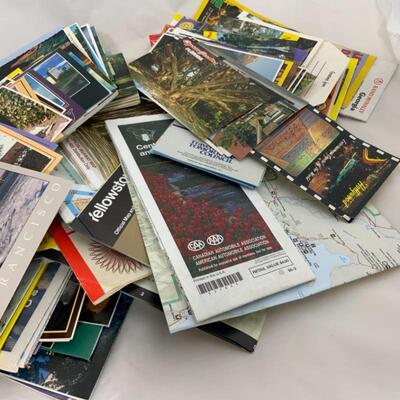 .277. Large Souvenir Paper Lot | Maps | Postcards
