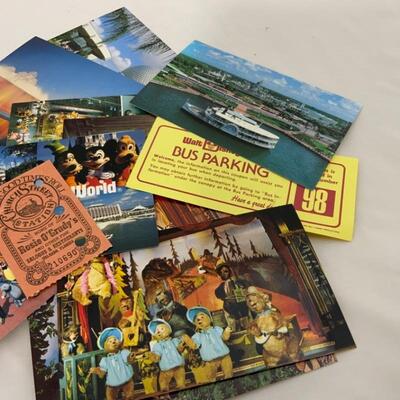 .230. VINTAGE | Disney World Postcard Lot