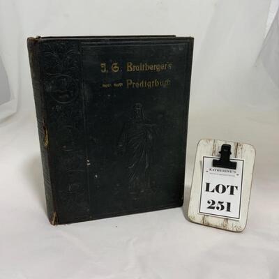 .251. ANTIQUE | German Bible