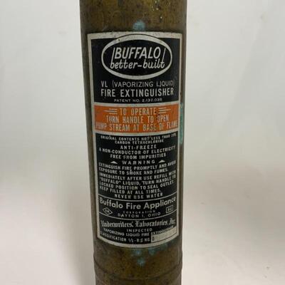 .258. VINTAGE | Fire Extinguisher | Buffalo