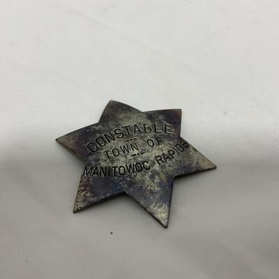 .264. ANTIQUE | Manitowoc Falls Constable Badge | 1800s
