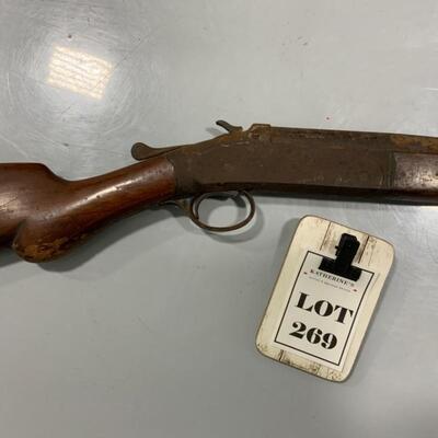 .269. ANTIQUE | Iver Johnson | 12 Gauge Shotgun | c1910s