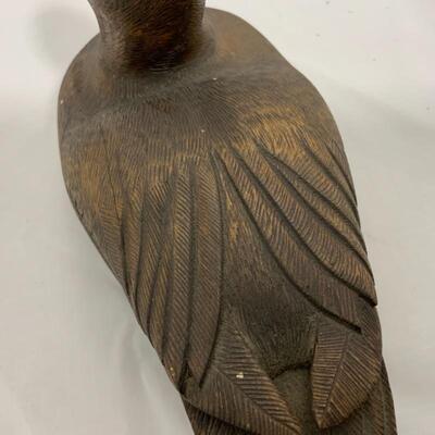 .272. VINTAGE | Hand Carved Ducks | Artist Signed