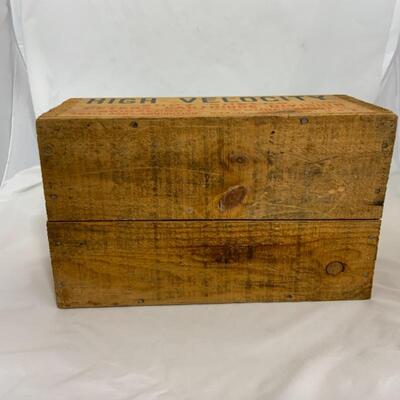 .273. VINTAGE | Peters High Velocity Shot Shells Crate