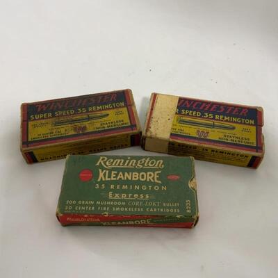 .275. VINTAGE | Three Boxes Smokeless Cartridges 