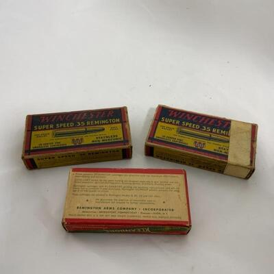 .275. VINTAGE | Three Boxes Smokeless Cartridges 