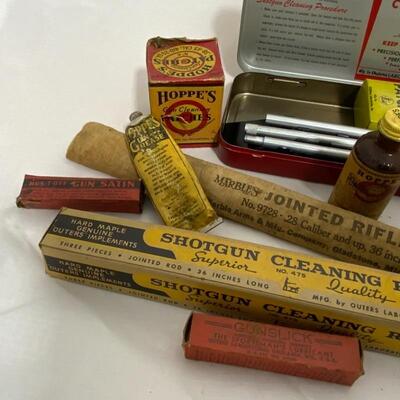.276. VINTAGE | Gun Cleaning Supplies