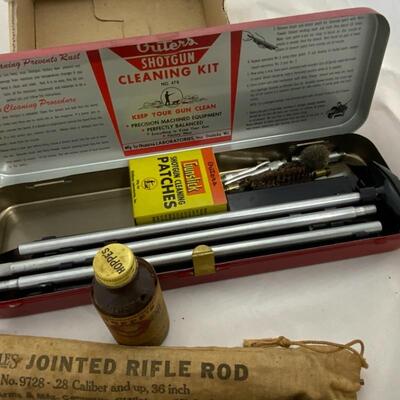 .276. VINTAGE | Gun Cleaning Supplies